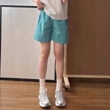 专柜撤回～剪标专柜湖蓝色运动短裤男女骑行速干裤子户外工装裤