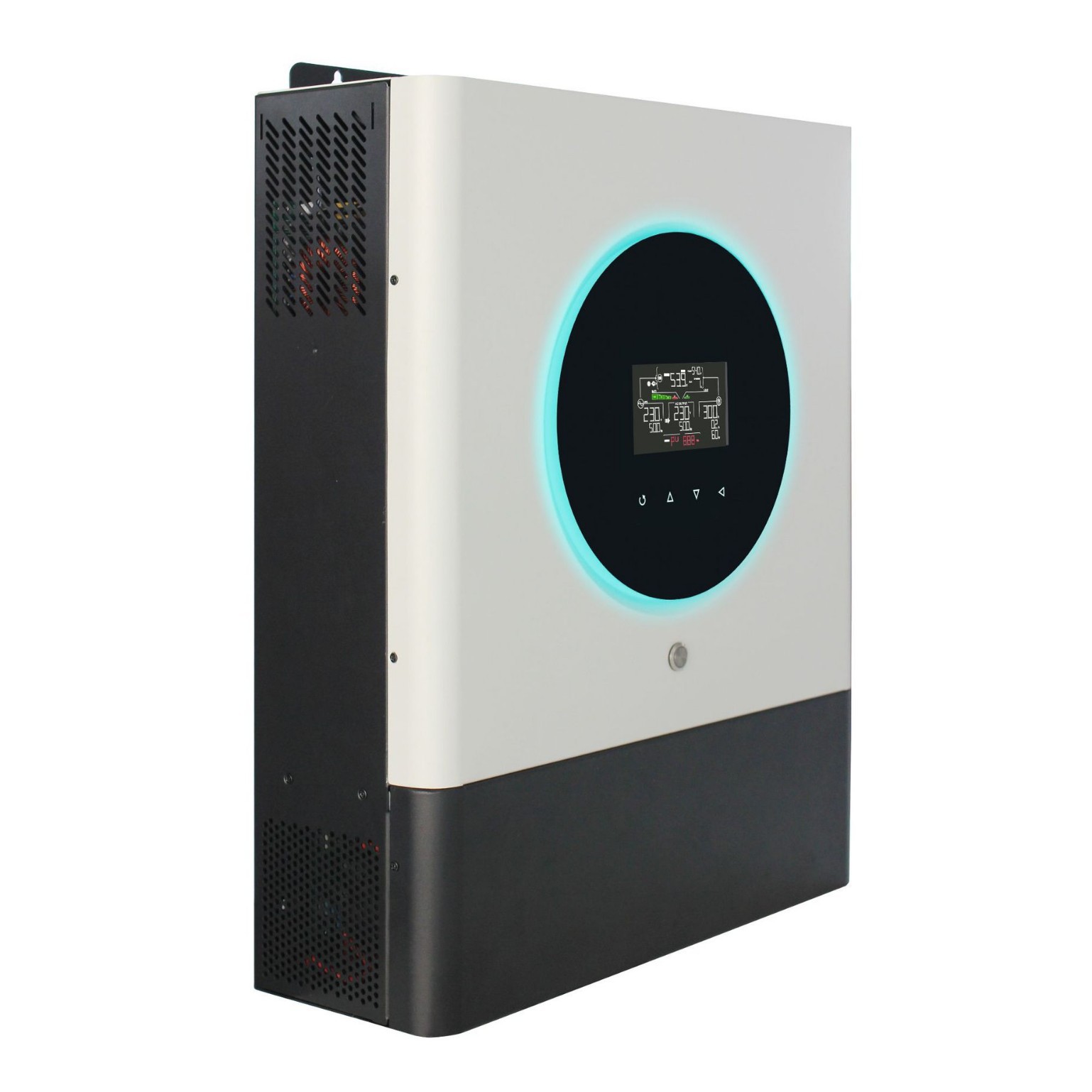 Inversor solar fotovoltaico 8KW11KW controlador inverso de alta frecuencia integrado MPPT 160A energía solar doméstica