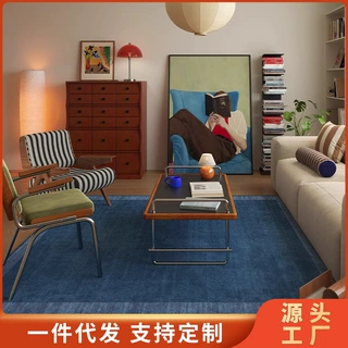复古客厅地毯轻奢高级感沙发茶几毯中古风床边毯2026款防滑地垫