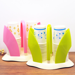 Bar Desktop Disposable Paper Cup Storage Rack Household Restaurant Cup Holder Drag Cup Split Commercial Water Dispenser