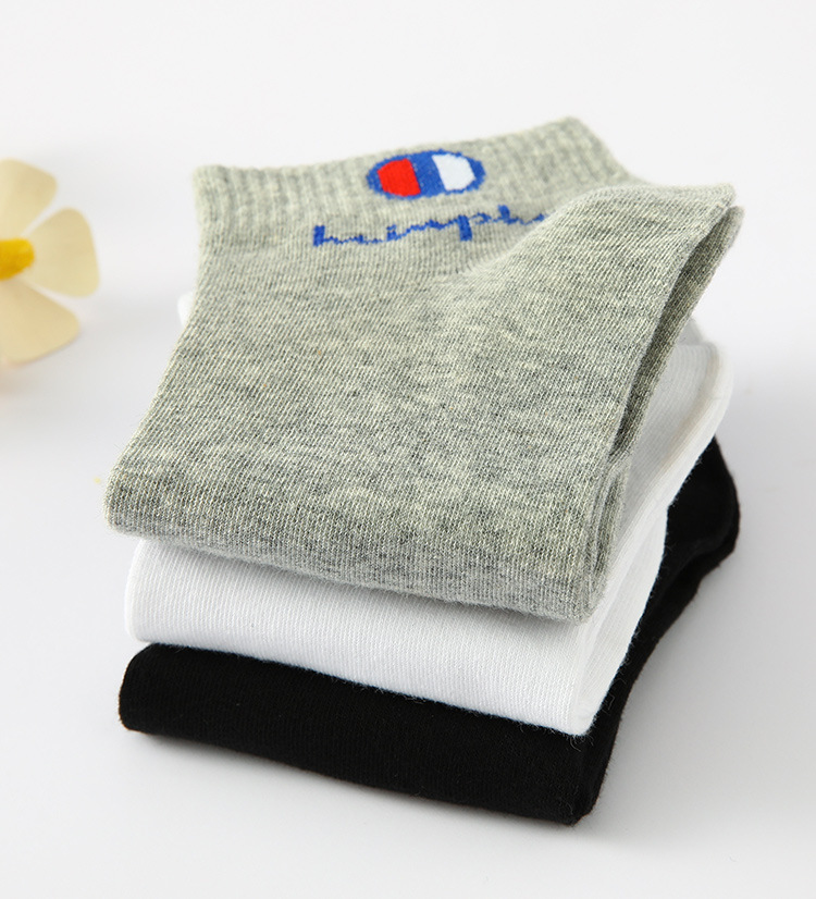 Mens Ankle Socks - Cotton Athletic Socks Breathable Black  White Classic Fashion 51020 Pairs