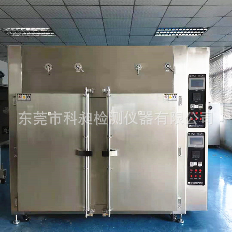 不锈钢双门硅胶加热二次硫化烘箱 恒温鼓风干燥箱PCB板烘烤箱科昶