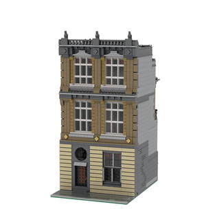 Building Blocks Cross-Border Moc-78170 the Black Owl Law Office 5360 Particle Number Toys