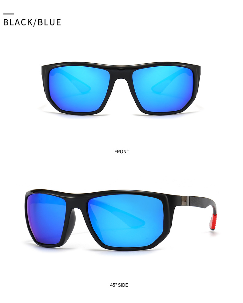 Classic Style Solid Color Pc Square Full Frame Men's Sunglasses display picture 3