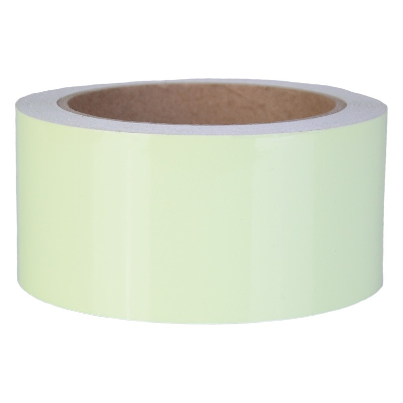 Venta al por mayor cinta luminosa advertencia luz de tierra almacenamiento pegatinas fluorescentes alto adhesivo impermeable escaleras paso auto-Cinta Verde luminosa