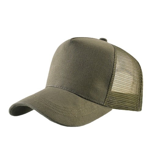 Pure Color Cotton Baseball Cap, European and American Retro Mesh Cap, Duckbill Cap, Truck Driver Hat for Men, Spring and Autumn Simple Tennis Cap