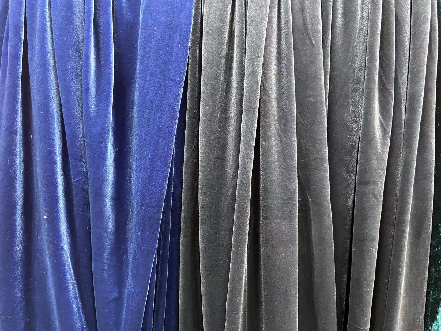 Tela de ropa de terciopelo dorado de terciopelo coreano tela de traje de camisa de vestir de terciopelo no invertido de terciopelo liso