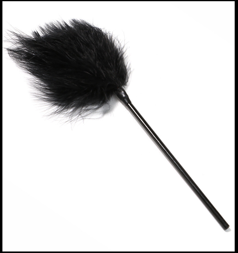 Short-Handle Feather Tickler for Couples, ABS Handle, Purple — detail image 19