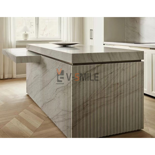 marble Fluted Stone 3d wall Bar Table ����ʯ���۱���������