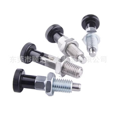 M8M10M12旋鈕柱塞不鏽鋼自鎖型彈簧分度銷帶卡鎖柱塞螺絲定位銷
