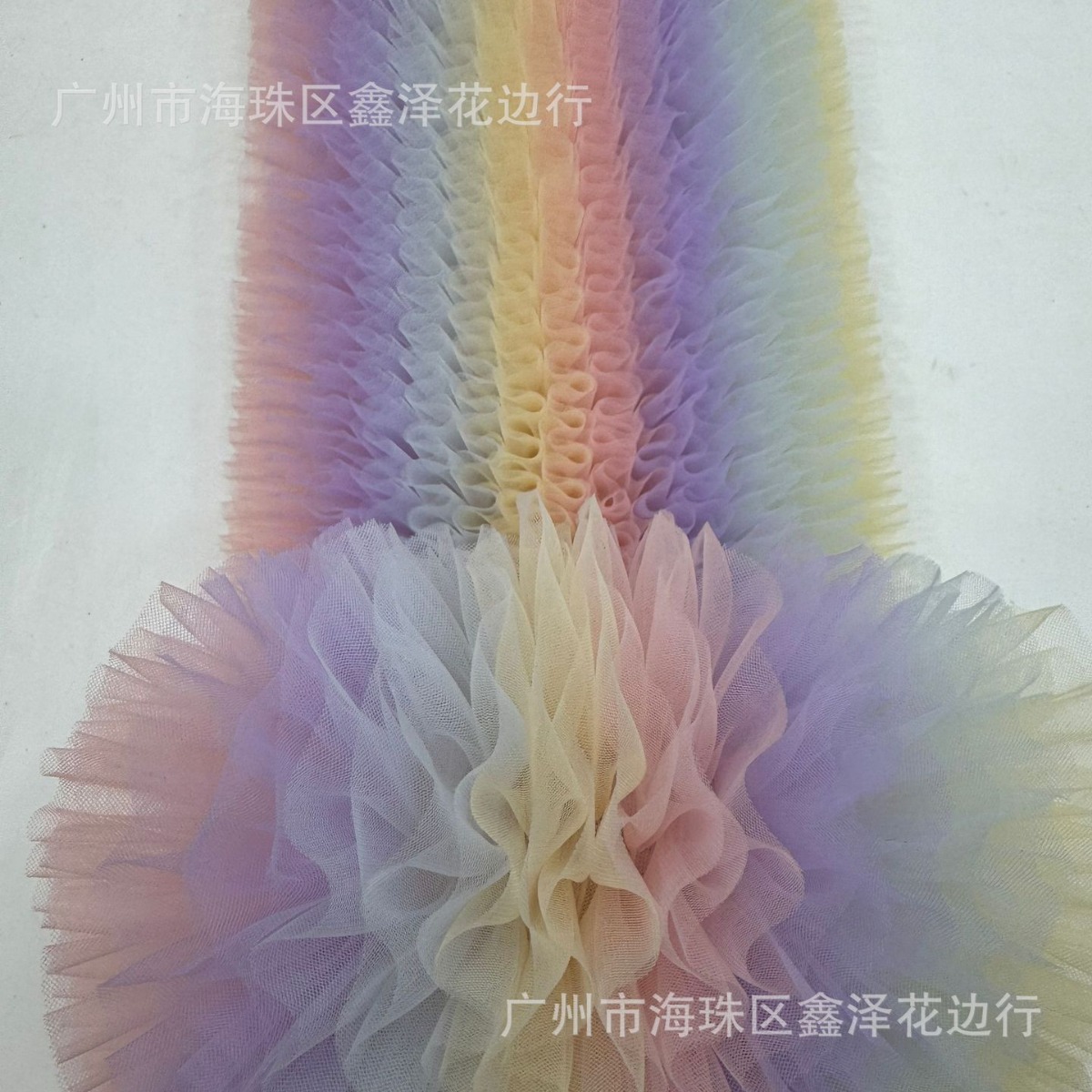 Cifrado de encaje puffy malla código de barras Zou color de malla tridimensional falda de la ropa de los Niños Accesorios al por mayor