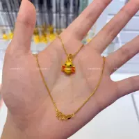 Покрытый золотом, сильный цвет, древний закон, золотой пчелиный конь, ключица, дикий модный новый ожерелье, женский подарок оптом
