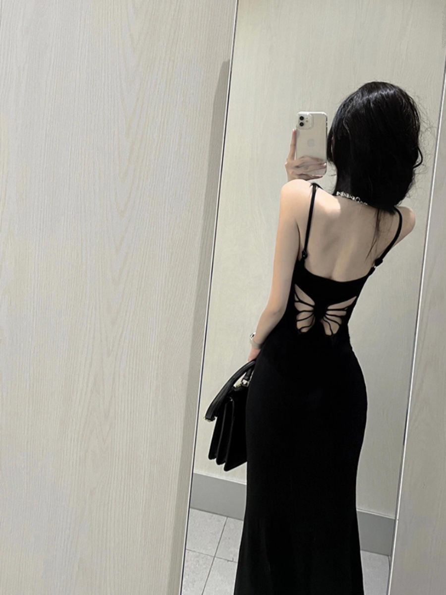 Sexy long summer fitted dress