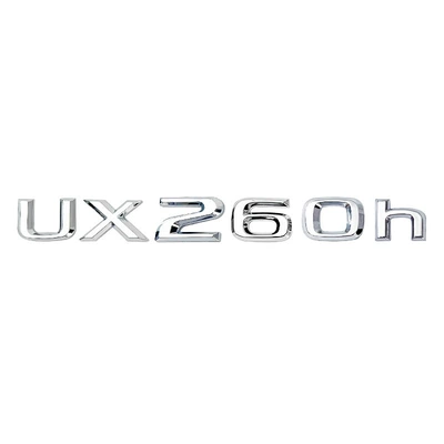 Letter Sticker | Car logo - standard-ux260h-mirror-silver