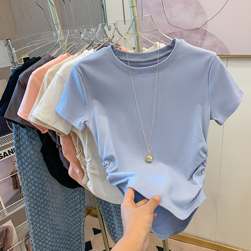 LYX design unique and unique short-sleeved T-shirt for women pure…