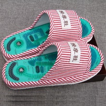 穴位磁疗按摩拖鞋男女防滑足疗鞋保健足底脚底鹅卵石按摩鞋春夏季