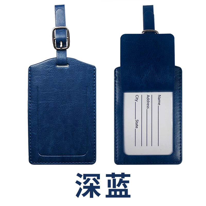 Traje de etiqueta de equipaje de cuero pu transfronterizo Clip de oro americano Hombres y mujeres Bolso de pasaporte de cuero universal Clip Correa pasaporte cubierta