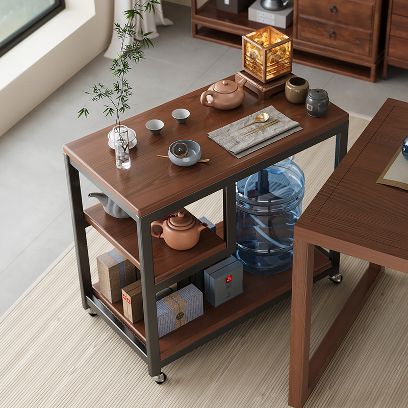 Mesa de té, mesa de centro, sala de estar, sofá doméstico, armario lateral, mesa de té pequeña 2024, nuevo gabinete de té pequeño móvil integrado