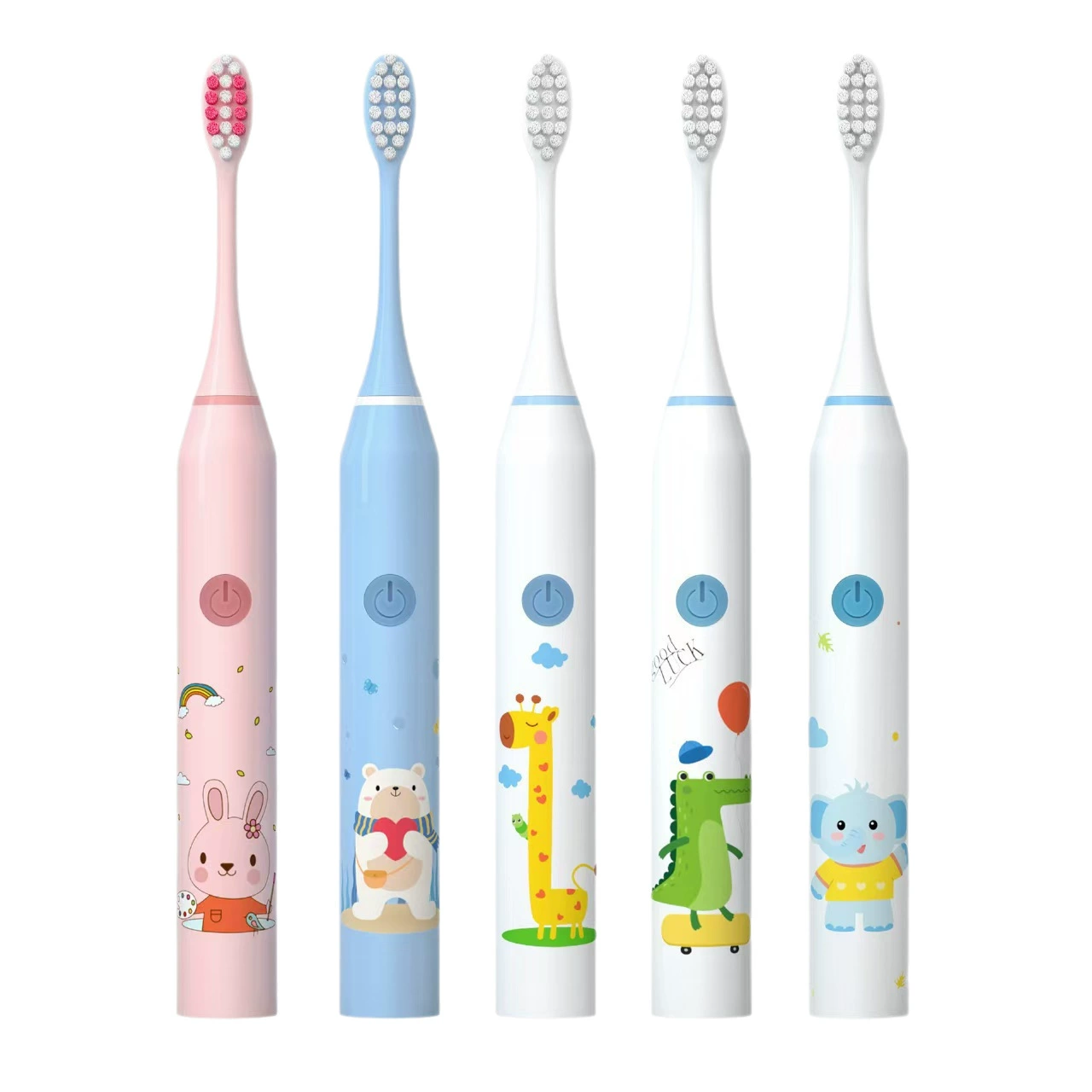 (Cross-border trading), children's automatic soft rechargeable handheld waterproof toothbrush, fully automatic