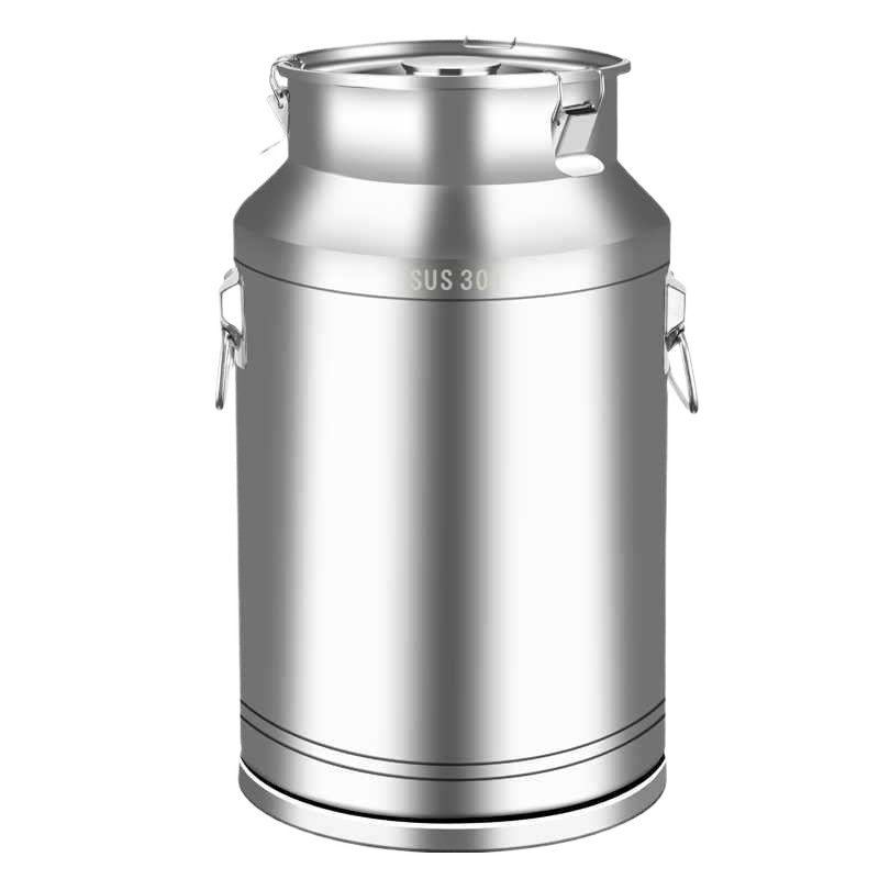 Tanque sellado por fermentación de acero inoxidable 304 comercial, barril de aceite comestible, barril sellado de leche de té, barril de arroz, barril de vino