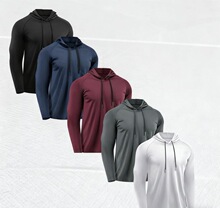 F 33440 Men's Hooded Workout Top �˶���ñ���� ŷ���羳