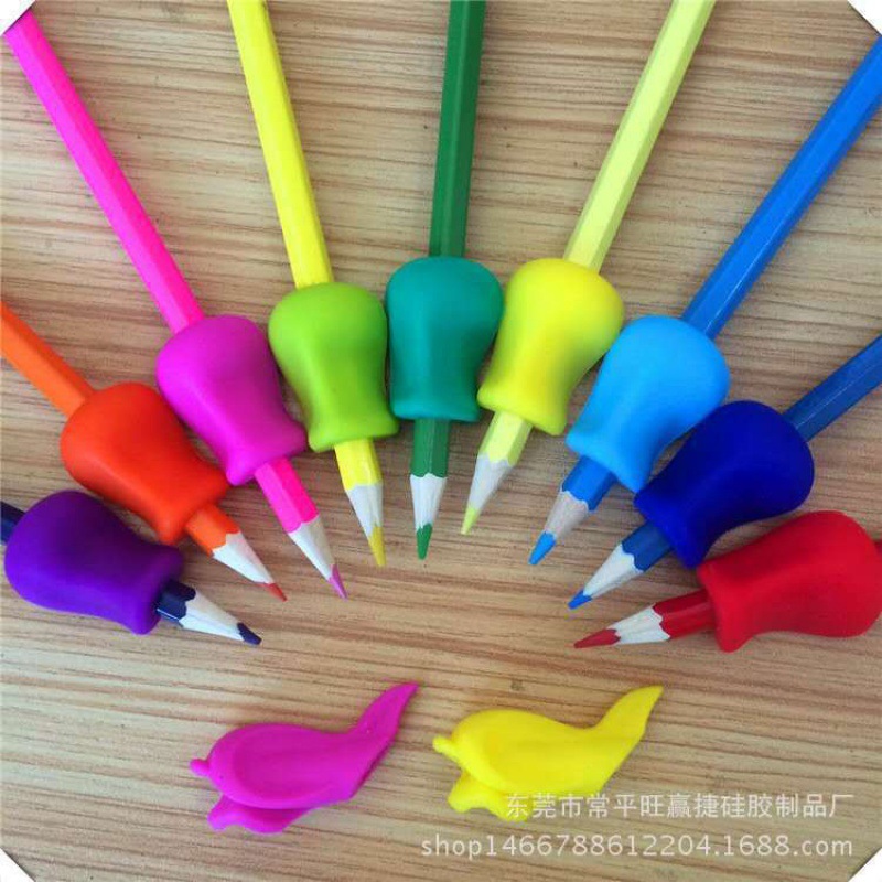 铅笔软胶笔套硅胶笔套 硅胶写字器儿童写字握笔器 矫正器 握笔器