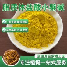 盐酸小檗碱70% 黄连提取物 脂质体包裹技术 小檗碱原料黄连素厂家