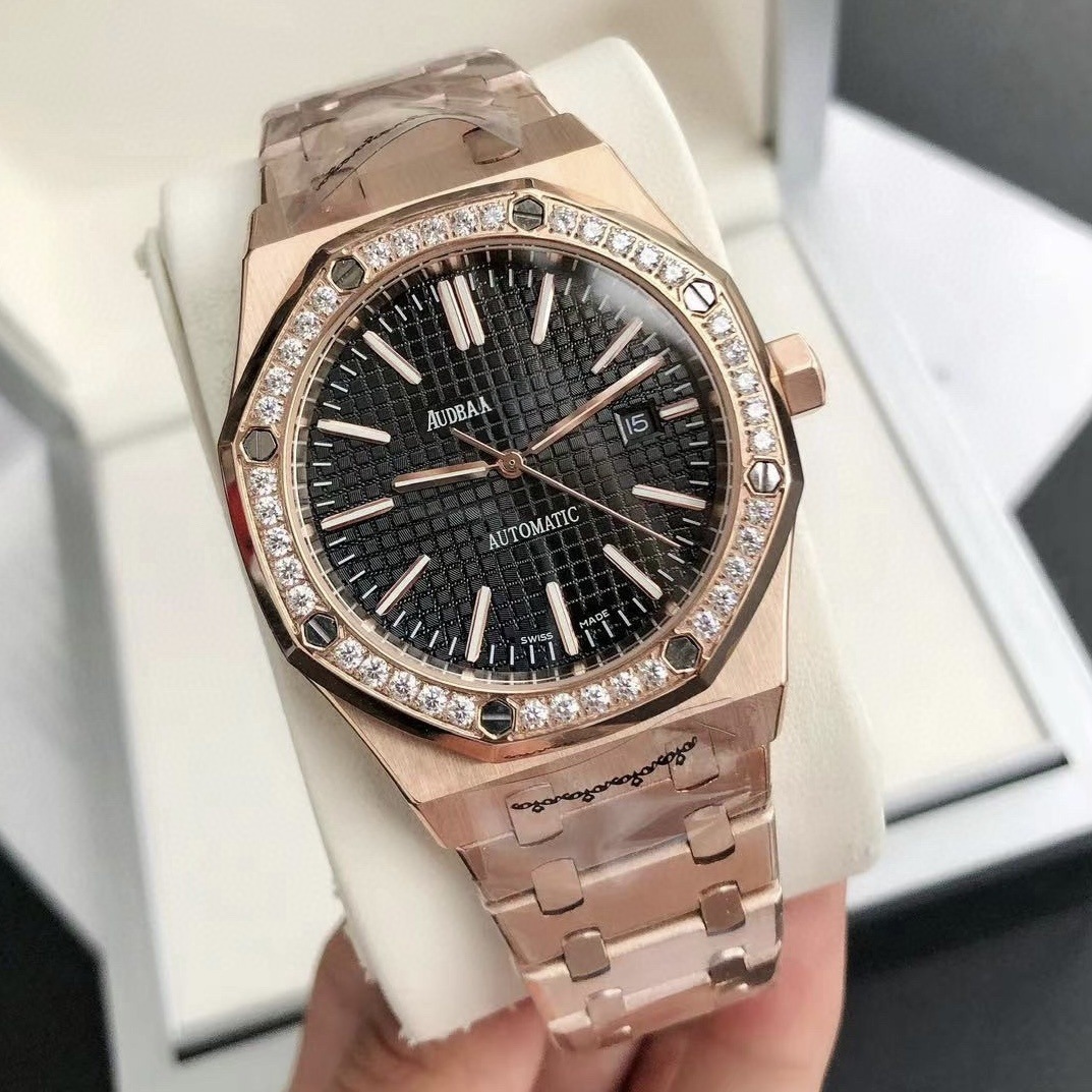 Zffactory Royal Oak 15400Ap Offshore Series Watch Stainless Steel Strap Waterproof Automatic Mechanical Men's Watch