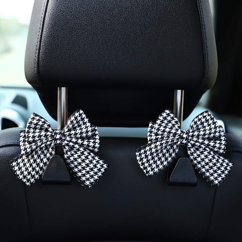 gancho de automóvil, arco de mariposa, gancho de respaldo de silla multifuncional, gancho encantador oculto, artículos de decoración interior de automóviles