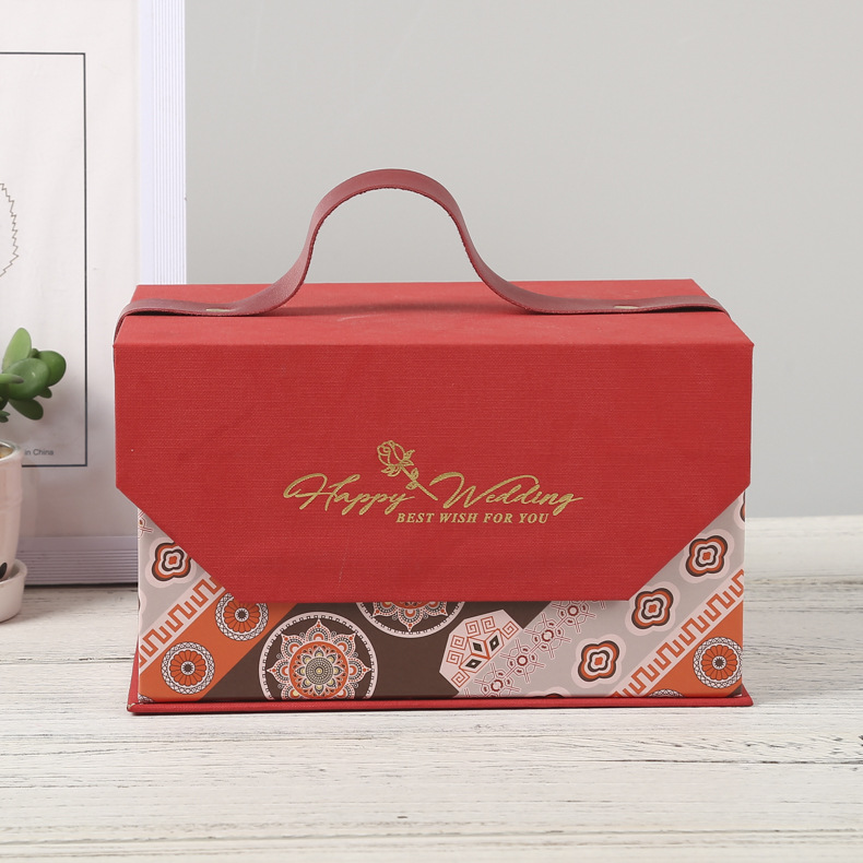 厂家供应手提结婚伴手礼礼盒创意礼品包装盒喜糖送礼盒子