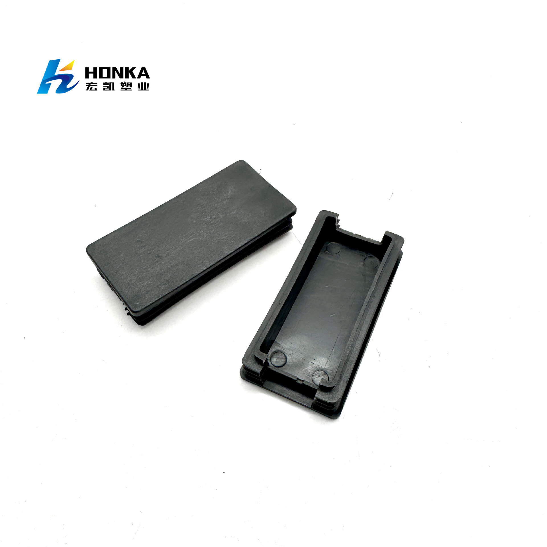 塑料40*80矩形管塞 钢管堵头 桌椅凳子脚套家具脚垫健身器材配件