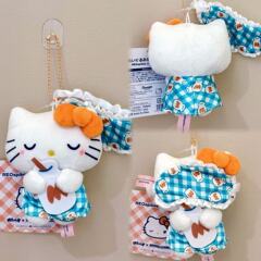 韩国小众联名设计师hellokitty包包挂件可爱毛绒公仔玩偶kt挂件礼
