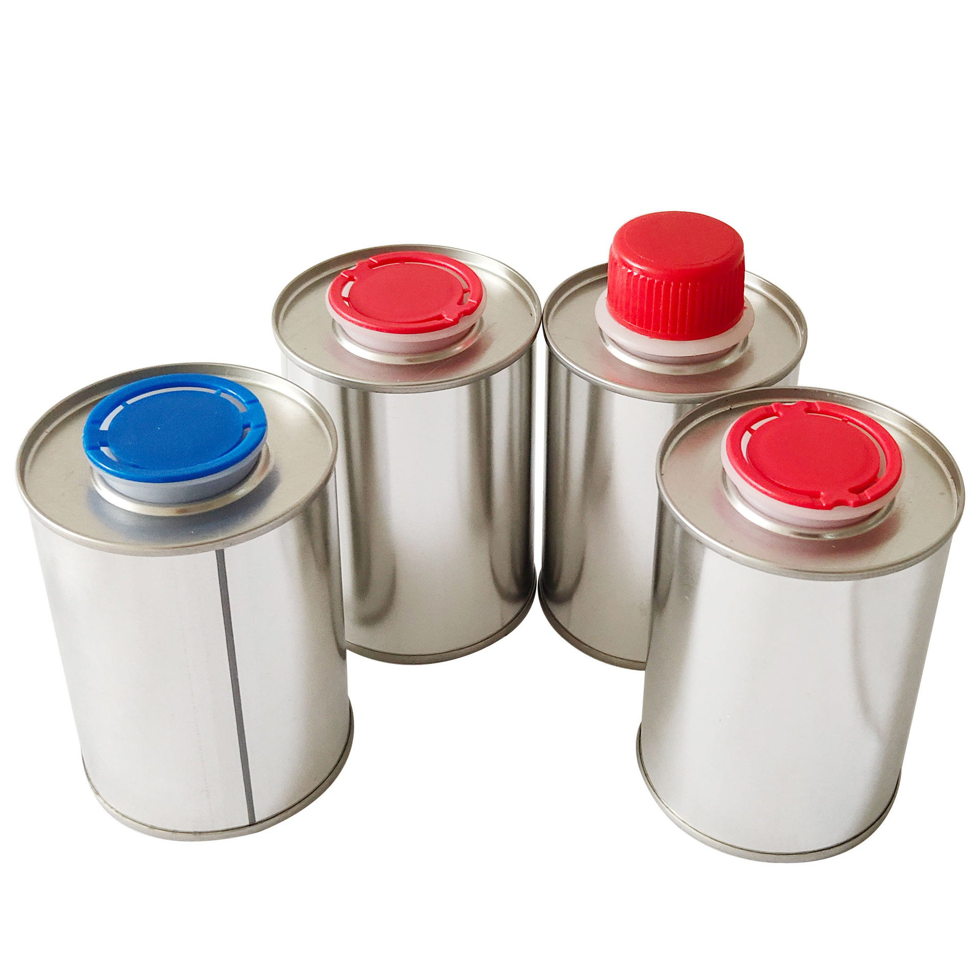 工厂直供现货供应圆形包装罐300毫升马口铁罐涂料机油铁罐