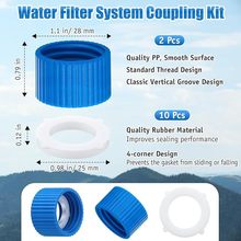����ѷ2 Pcs Water Filter Coupling Kit 2 ������ˮ��������׼�