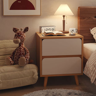 Bedside Table Small Simple Modern Bedroom Small Apartment Storage Cabinet Home Bedside Cabinet Simple Storage Rack Storage Cabinet