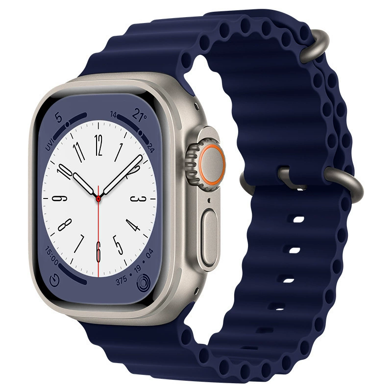 [Готовый запас и отправка в тот же день] Подходит для Apple Watch 8 Apple Ocean silikon strap Ultras8
