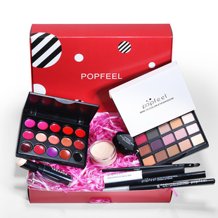 POPFEEL 8-piece set carton makeup tool combination POP005 POP006