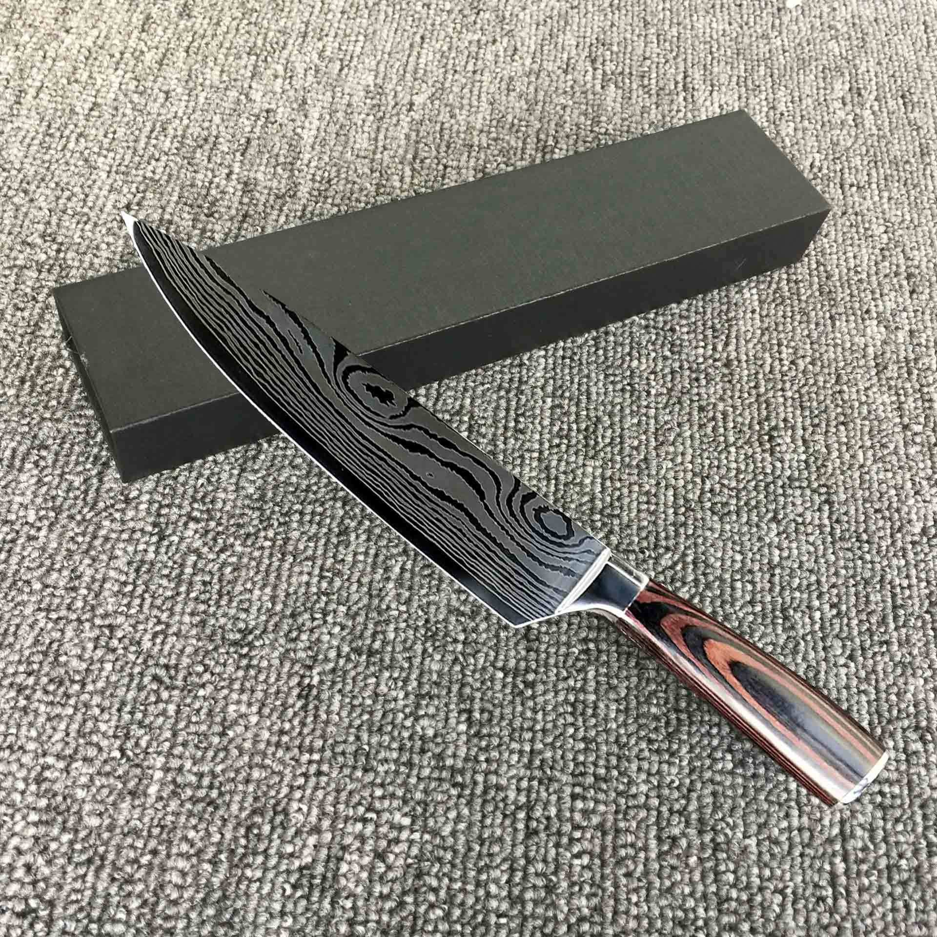 Cuchillo de cocinero de Damasco