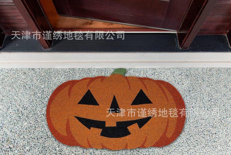 クロスボーダーのハロウィンのかぼちゃはカシミヤのドアのマットをまねます。|undefined