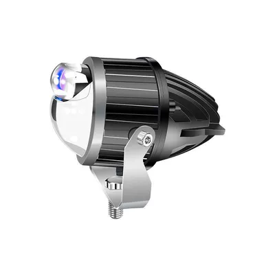 Car spotlight and fog light modification Ön faralar - bullet-shaped-dual-laser-cannon-far-white-near-white-light-1-piece
