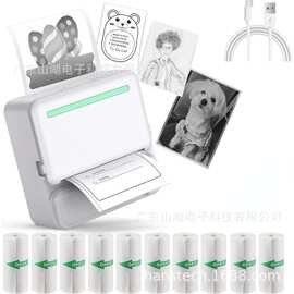 迷你热敏打印机C19跨境款图片照片错题标签打印机FunPrint喵学王