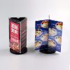 三角旋转台牌用于酒店餐馆展示宣传页亚克力塑料材质六面可见桌牌|ms