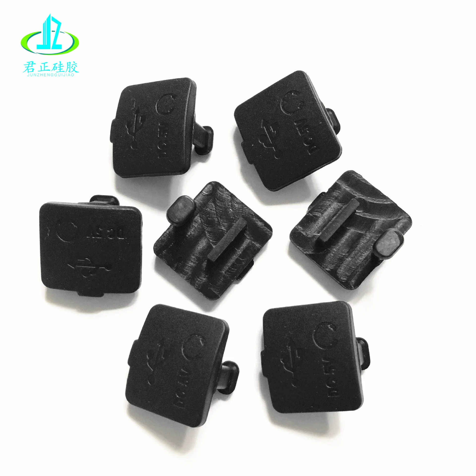 Водонепроницаемый силиконовый чехол для USB-A, квадратный пылезащитный колпачок для USB-порта, резиновая заглушка для зарядного порта, водонепроницаемый резиновый чехол