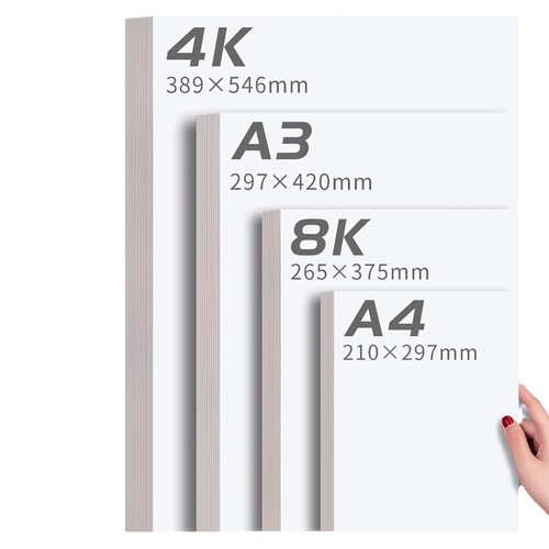 Dutch white card 8K hand-copied thick high white children's marker painting special A4 handmade hard white card paper wholesale