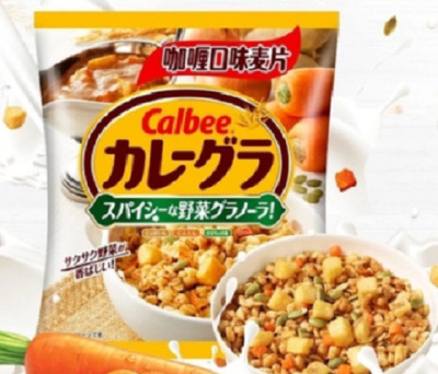 卡樂比Calbee咖喱口味麥片180g即食谷物