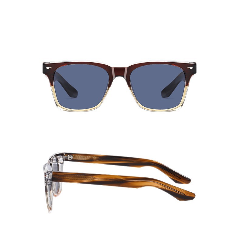 En stock al por mayor de la placa de gafas de sol S31109 europeo y americano venta caliente gafas de sol clásicas puede ser equipado con la miopía anti-azul gafas de luz