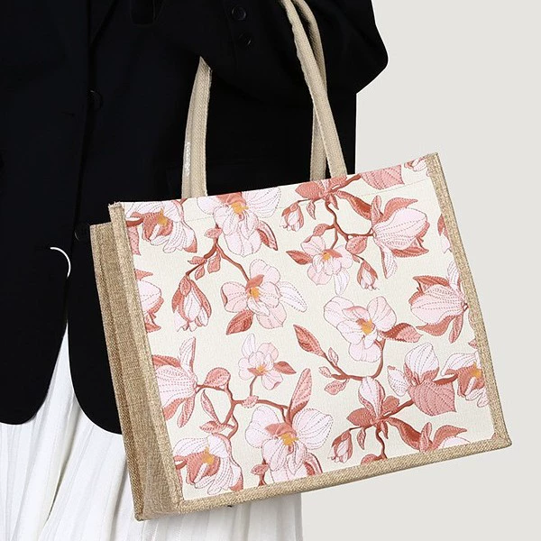 Большая вместительная сумка из льняного холста, женская сумка, сумка-тоут в литературном стиле, сумка через плечо для студентов, на молнии