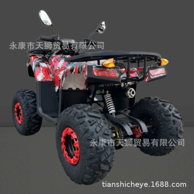 ATV 125 см³ бензиновый квадроцикл, 4 колеса, внедорожный пляжный, бак 4 л, грузоподъёмность 140 кг