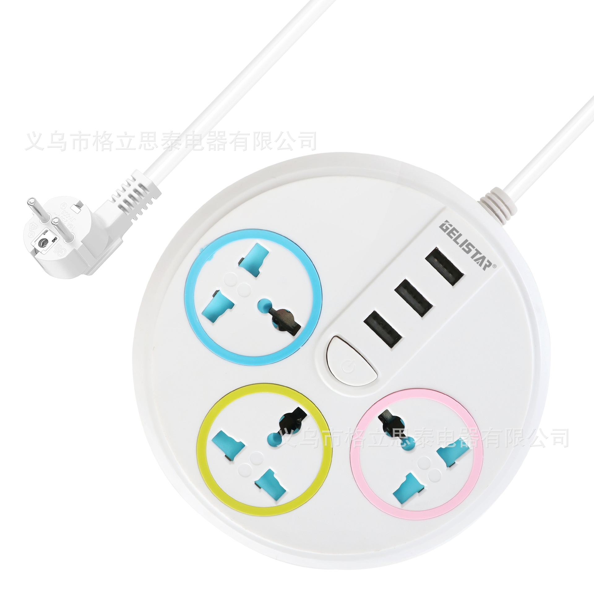 东南亚外贸功能插座家用多功能usb开关拖线板批发