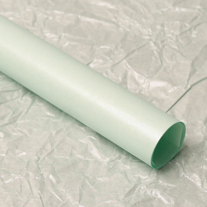 Impermeable perla pera papel redondo ramo forro embalaje material de papel paquete flor papel pastel habitación material floral